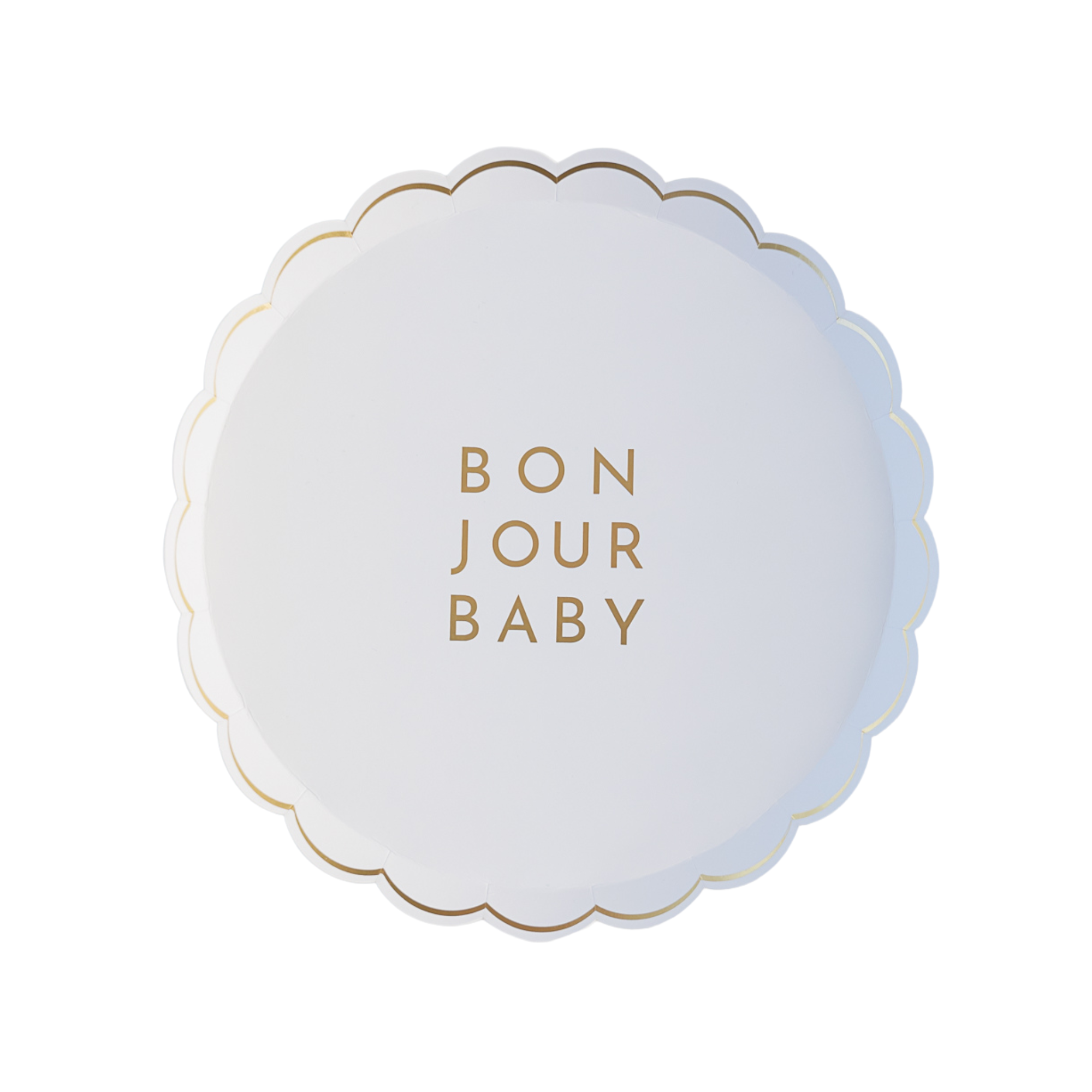 Small Plates, White Bonjour Baby