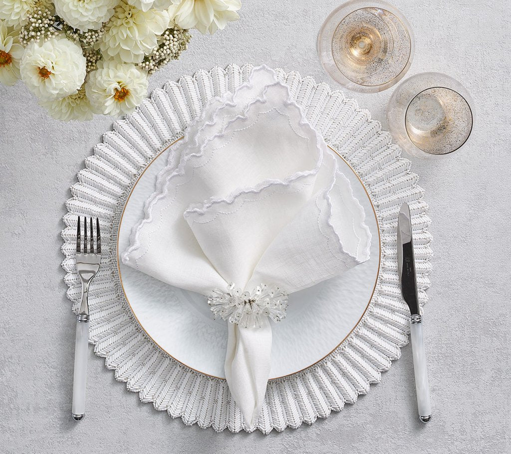 Dazzle Napkin Ring in Crystal, Set of 4
