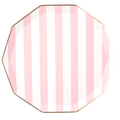 Stripe Pink Plates