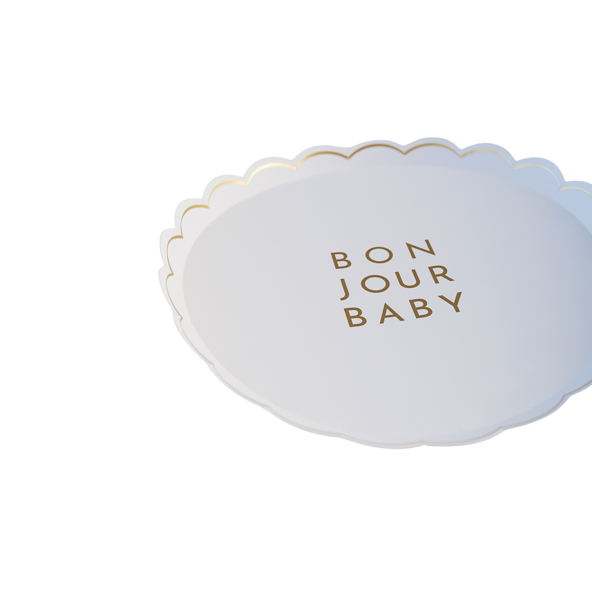 Small Plates, White Bonjour Baby