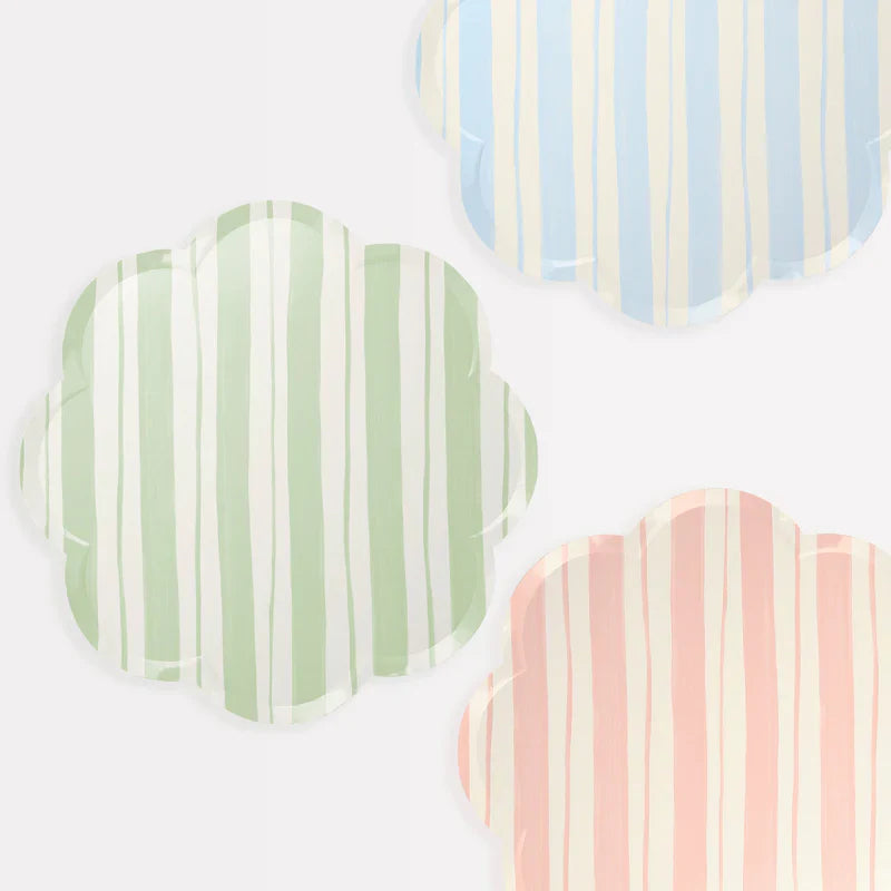 Ticking Stripe Dinner Plates