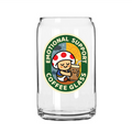 (v.minor imperfection) Emotional Support Coffee 16oz glass