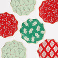 Holiday Block Print Side Plates