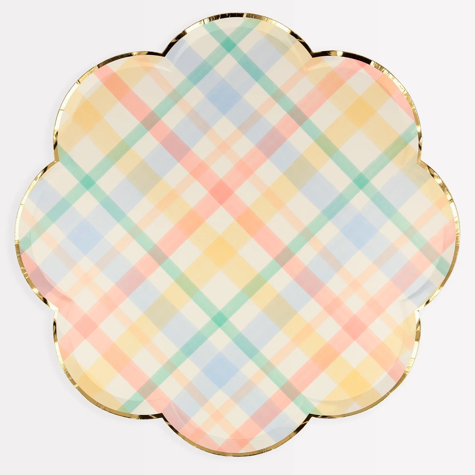 Plaid Dinner Plates