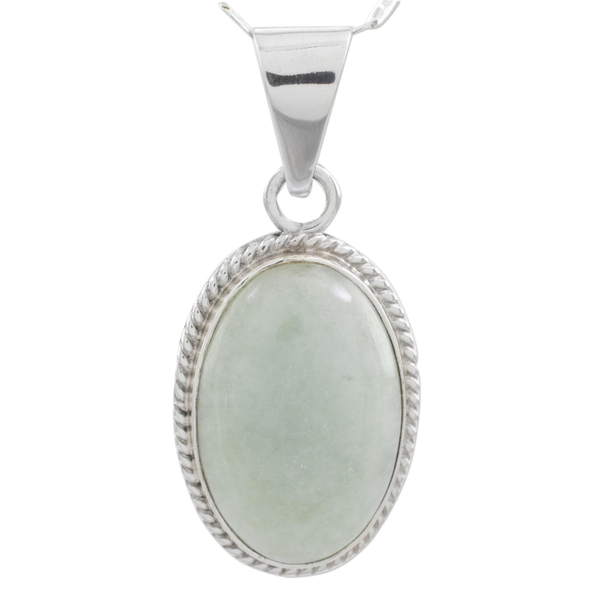 Artisan Crafted Green Jade Reversible Necklace - Green Toucan