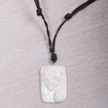 Artisan Crafted Virgin Mary Medallion Necklace - Loving Virgin Mary